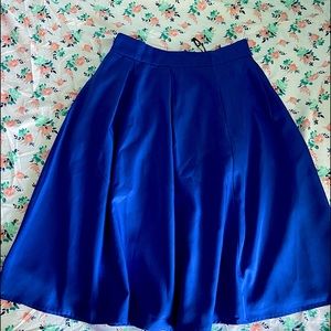 Royal Blue Skirt